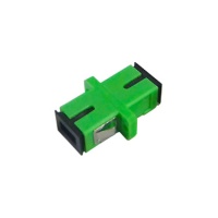 Оптоволоконный адаптер (розетка) SC/APC SM (одномодовый) simplex без фланца