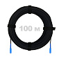 Патч-корд оптический FTTH комбинированный, диэлектрик FRP, G.657 LSZH 2SC/UPC, черный 100 м