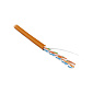 Кабель UTP патч-кордовый, 4 пары, Кат. 5e, LSZH, оранжевый, 305м в кат., LANMASTER