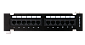 Коммутационная настенная панель, 12 портов, Кат.5e, неэкранированная, черная