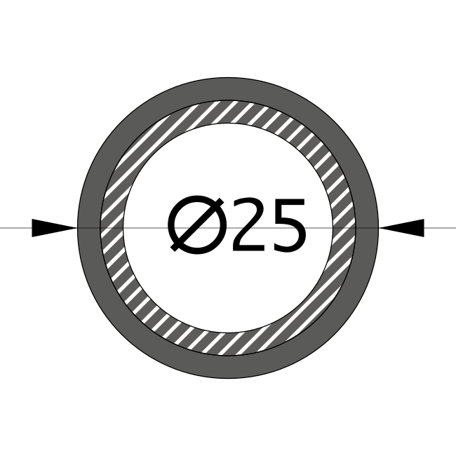 Металлорукав Р3-ЦА-25 (50м/уп) 