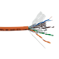 Кабель FTP, 4 пары, Кат. 5e, LSZH, оранжевый, 305м в кат., LANMASTER LAN-5EFTP-LSZH-OR