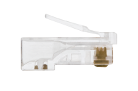 Коннектор под витую пару RJ-45 (8p8c) cat.6, универсальный  для одножильного и многожильного кабеля , 100шт.