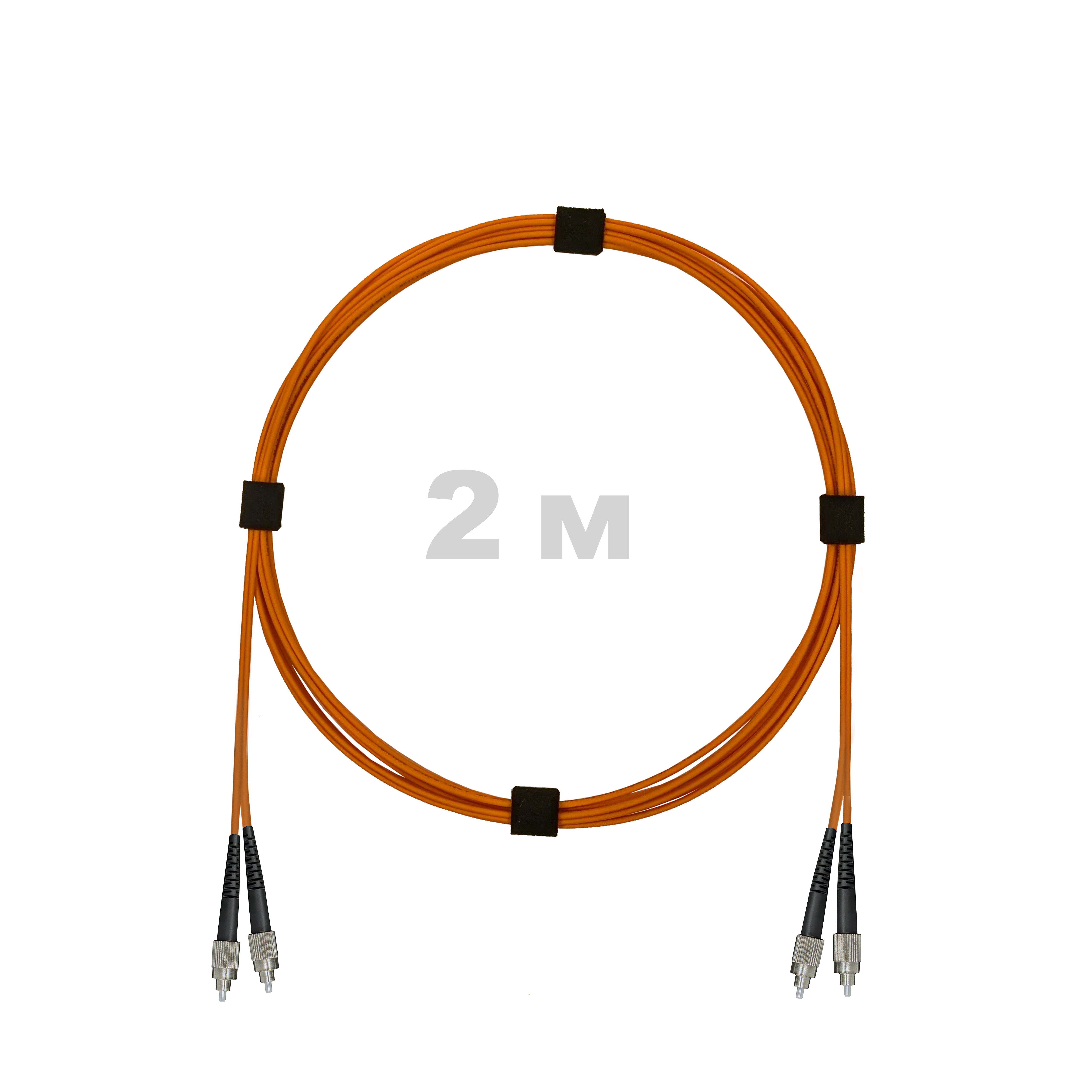 Патч-корд оптический FC/UPC-FC/UPC MM (OM2) 2mm duplex LSZH,  2 м.