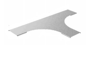 Крышка к Тройнику для лестничного лотка НЛО 200, толщ. 1,0 мм, гор. цинк