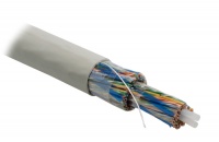 Кабель UUTP100-C5-S24-IN-PVC-GY UTP 100 витых пар внутренний Hyperline категория Cat.5 24 AWG одножильный