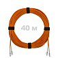 Патч-корд оптический армированный бронированный LC/UPC-LC/UPC MM (OM2) Duplex 3.0mm LSZH, 40 м.