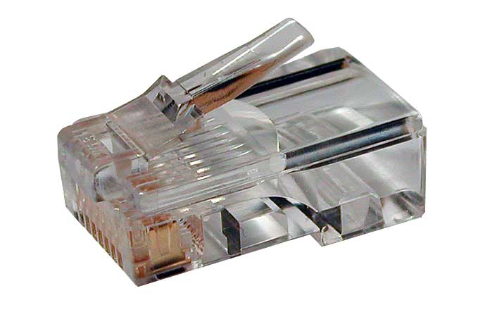 Коннектор проводов TWT-PL45-8P8C RJ-45 8P8C UTP Cat. 5e TWT, универсальный, 100 шт. в упак.