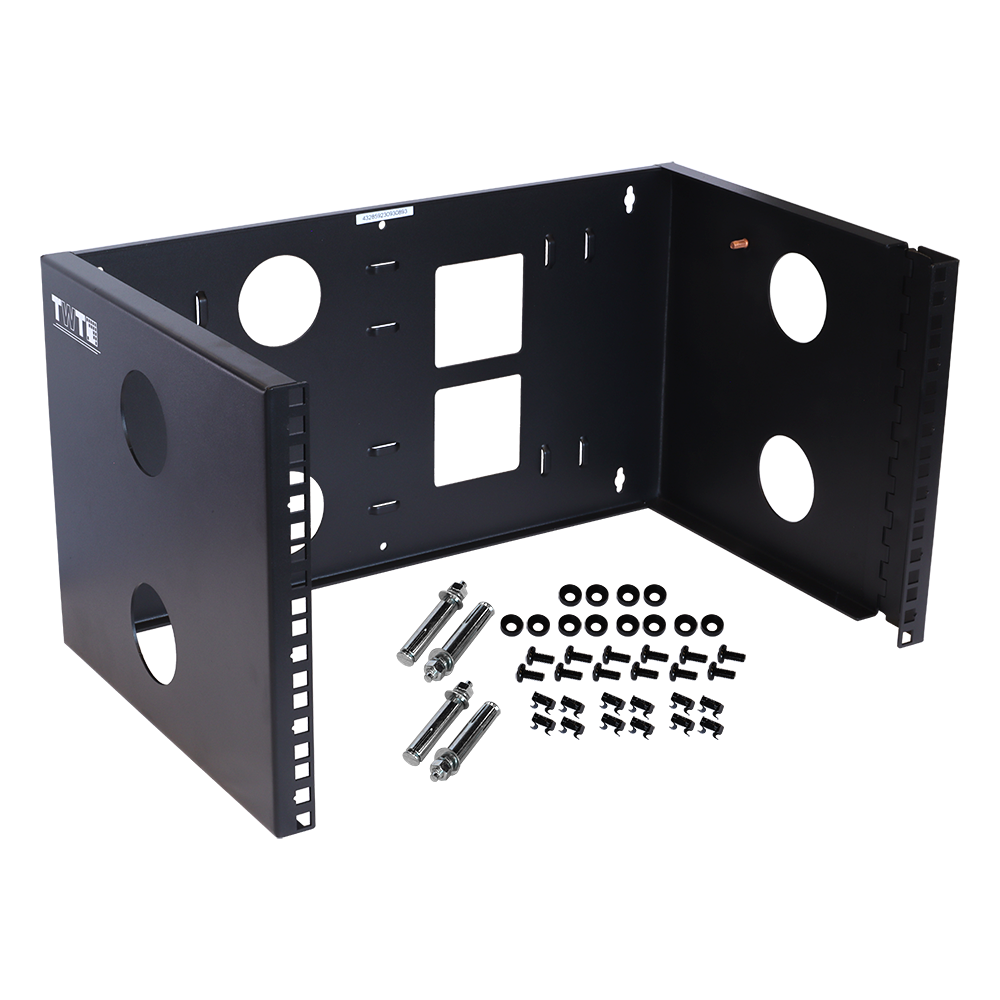 Рама настенная 19", поворотная, глубина 305 мм, 4U, черная__