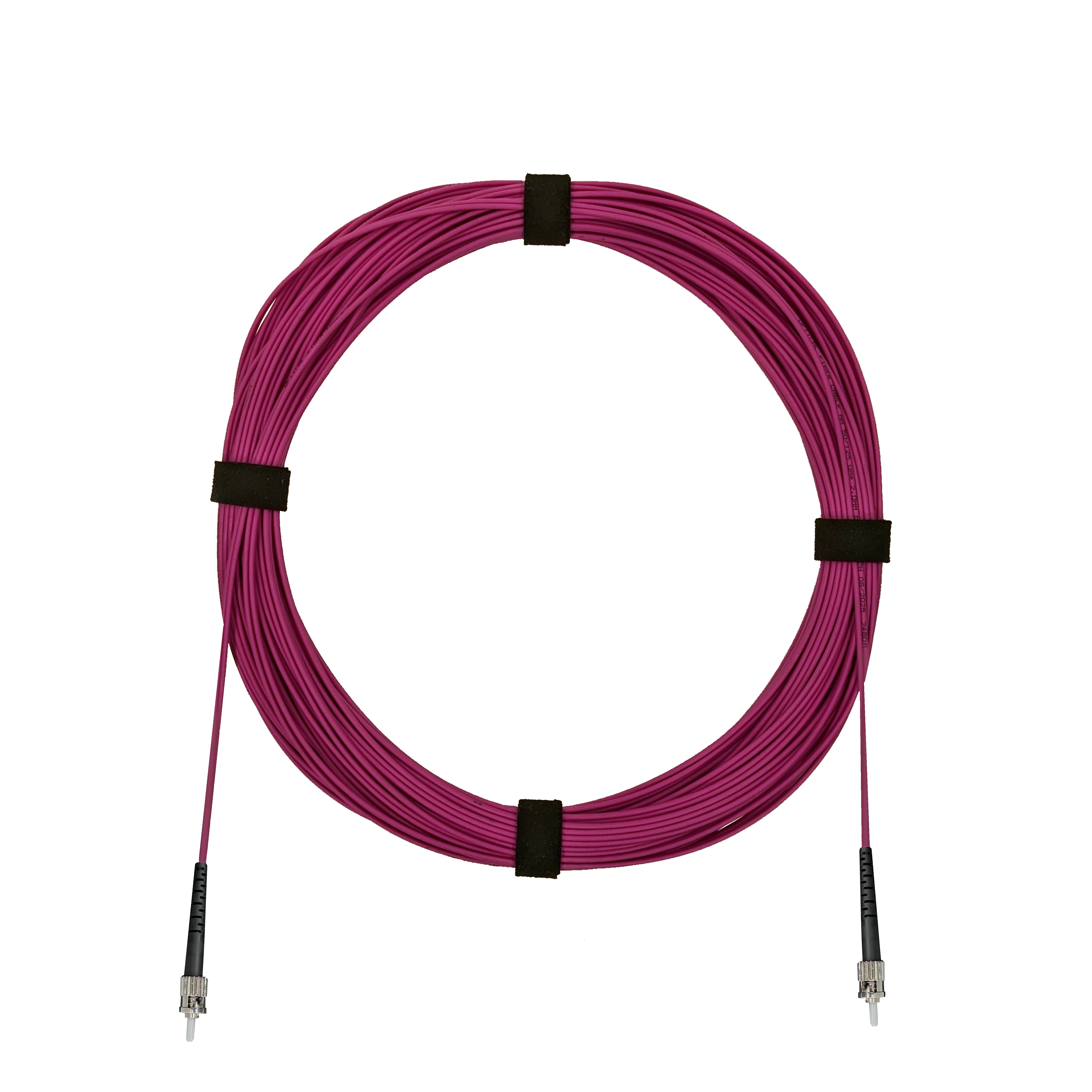 Патч-корд оптический ST/PC-ST/PC MM (OM4) 3mm simplex LSZH,  90 м.