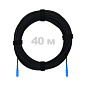 Патч-корд оптический FTTH с выносным силовым элементом, диэлектрик FRP, G.657, LSZH, 2 SC/UPC, чёрный 40 м