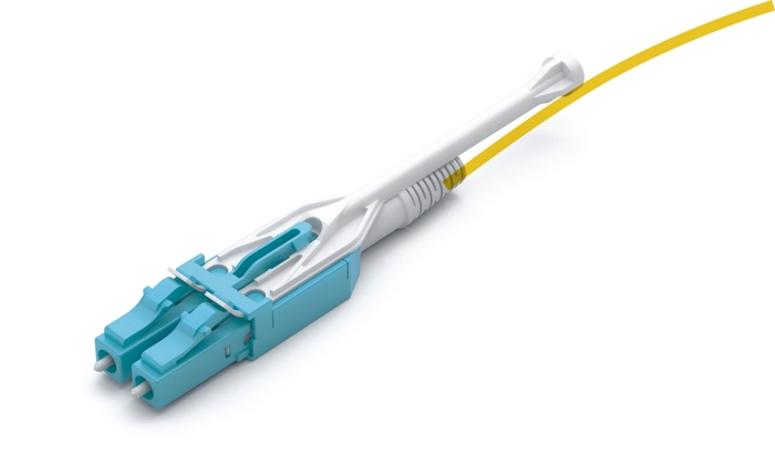 Патч-корд оптический дуплексный, LC-LC, для панелей высокой плотности, OS2, LSZH, 5.0 м, желтый LANMASTER LAN-2LC-2LC/OS2H-5.0