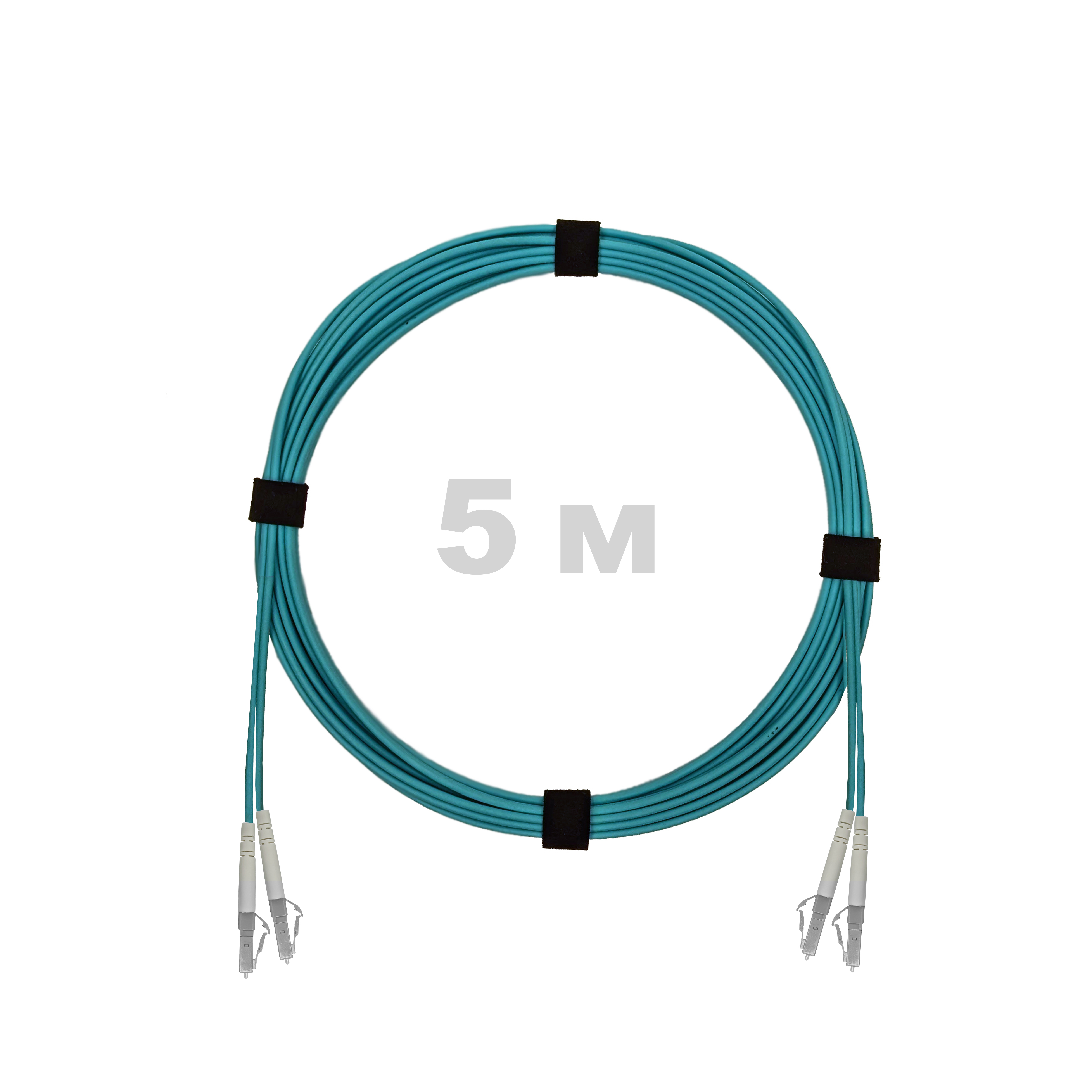 Патч-корд оптический армированный бронированный LC/UPC-LC/UPC MM (OM3) Duplex 3.0mm LSZH, 5 м.