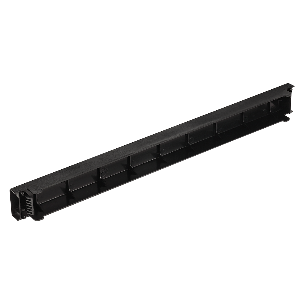 19" пластиковая фальш-панель 1U, быстросъемная, черная__