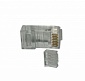 Разъём RJ-45 (8p8c) кат 6, универсальный (витая пара, сетевой кабель), со вставкой (Netko)