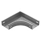 Угол плоский плавный универсальный 90 град. к лотку 300х200, толщ. 1,0 мм, Сендзимир цинк