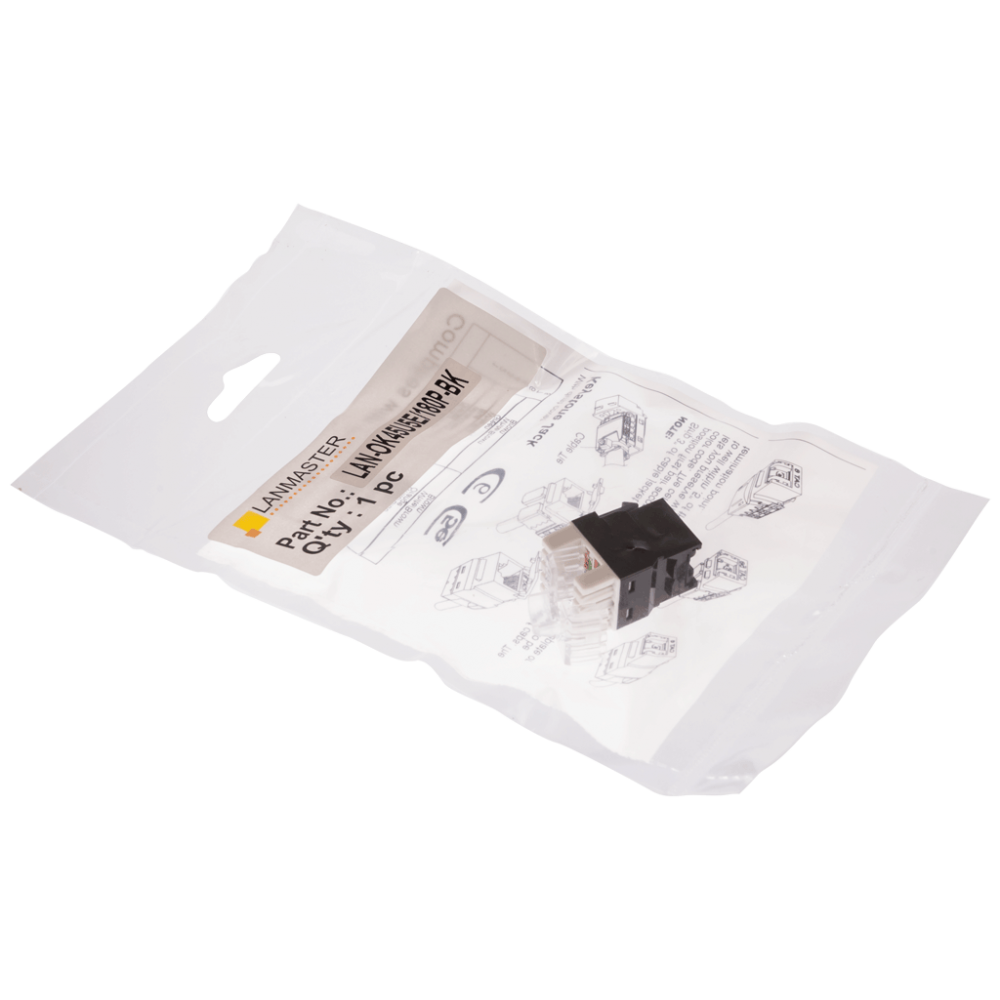 Модуль Keystone, RJ45, кат.5E, UTP, 180 градусов, со встроенной шторкой, зеленый__