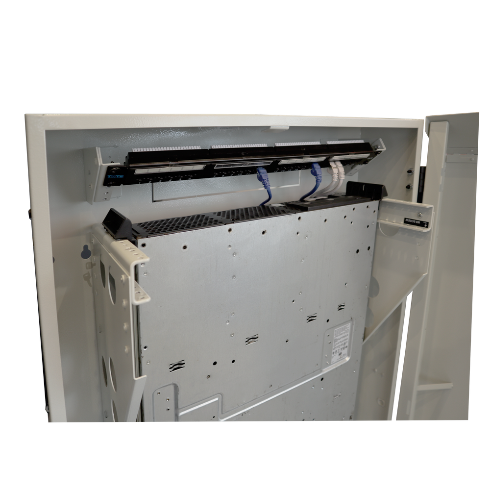 Шкаф настенный вертикальный, 5U 643x1083, серый__