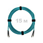 Патч-корд оптический ST/PC-ST/PC MM (OM3) 2mm duplex LSZH,  15 м.