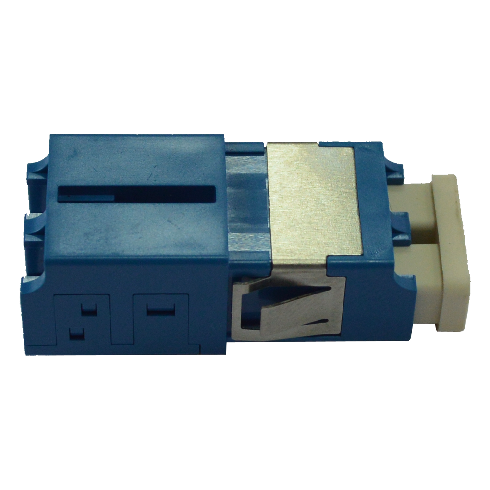 Адаптер оптический LANMASTER LC OM3, со шторкой, корпус SC, дуплексный__