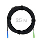 Патч-корд оптический FTTH комбинированный, диэлектрик FRP, G.657 LSZH SC/APC-SC/UPC, черный 25 м