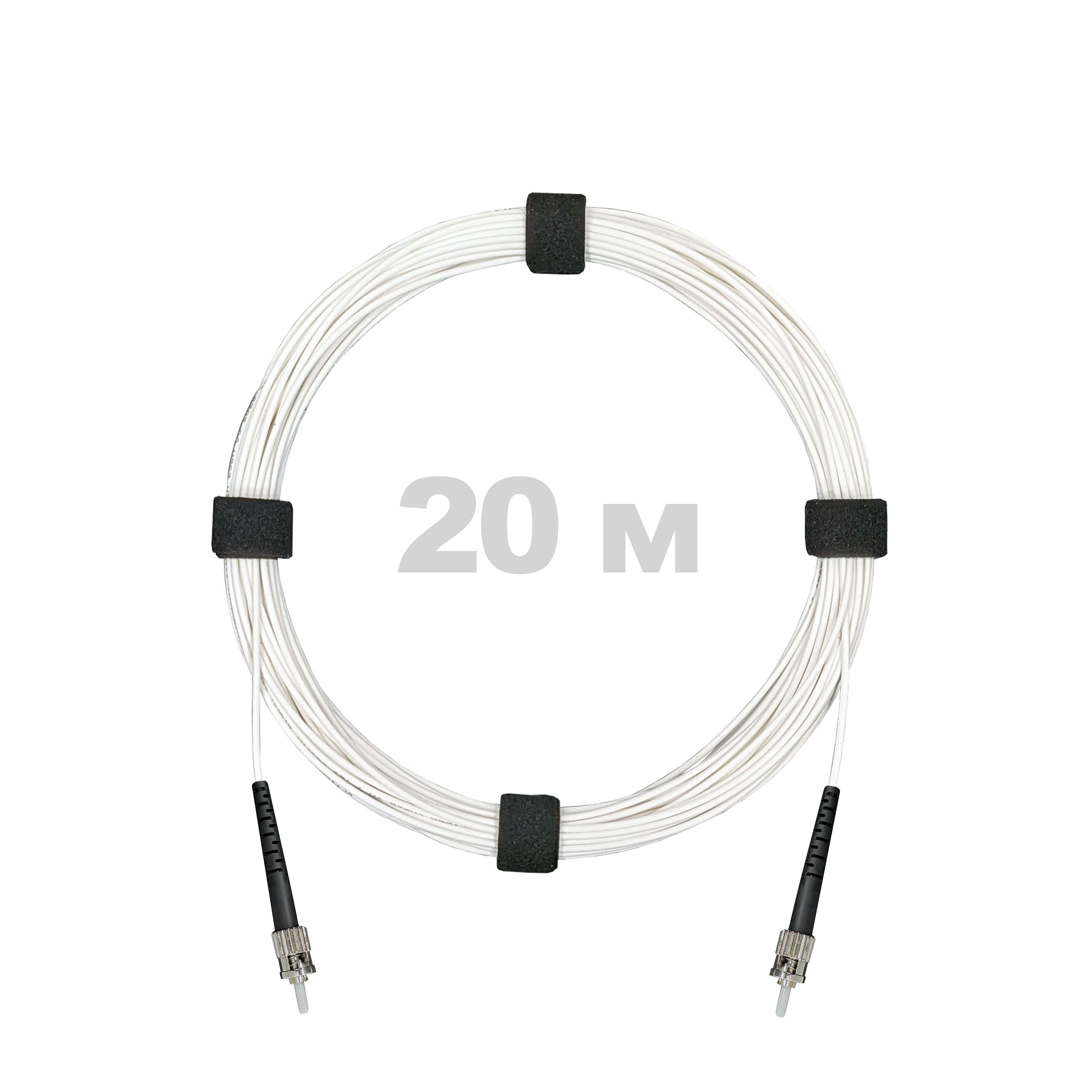 Патч-корд оптический ST/PC-ST/PC SM (G657.A2) 3mm SX LSZH 20 м