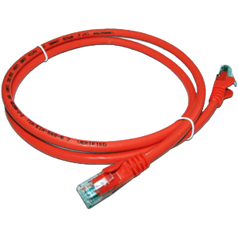 Патч-корд LANMASTER LSZH UTP кат.6, с заливными колпачками, 5.0 м, оранжевый