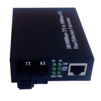 Медиа-конвертер WDM ВОЛС, Fast Ethernet, одноволоконный, в корпусе