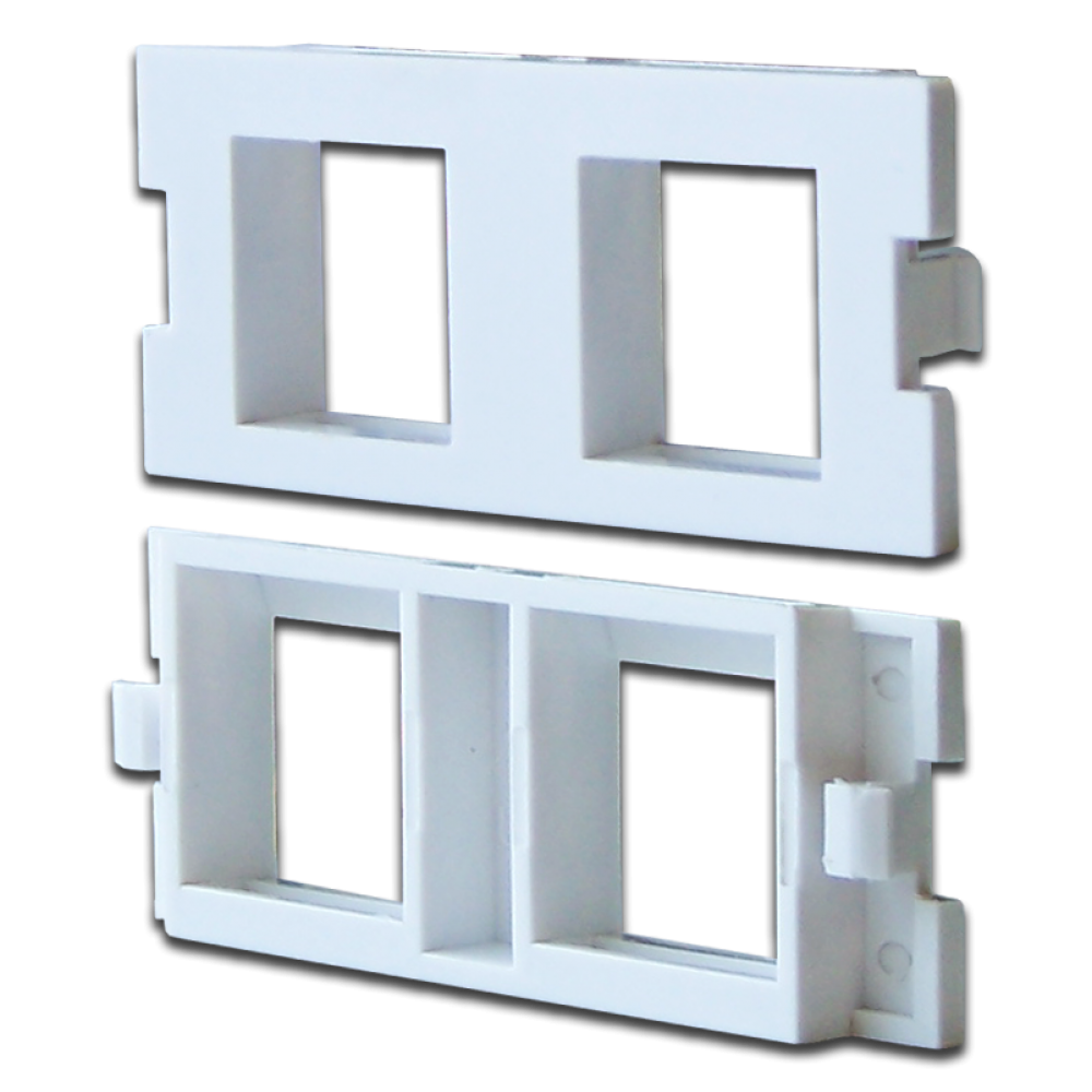 Вставка модульная на 1 кейстоун в розетку LAN-MB, белая__