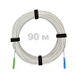 Патч-корд оптический FTTH диэлектрик FRP, G.657 LSZH SC/APC-SC/UPC, белый 90 м.