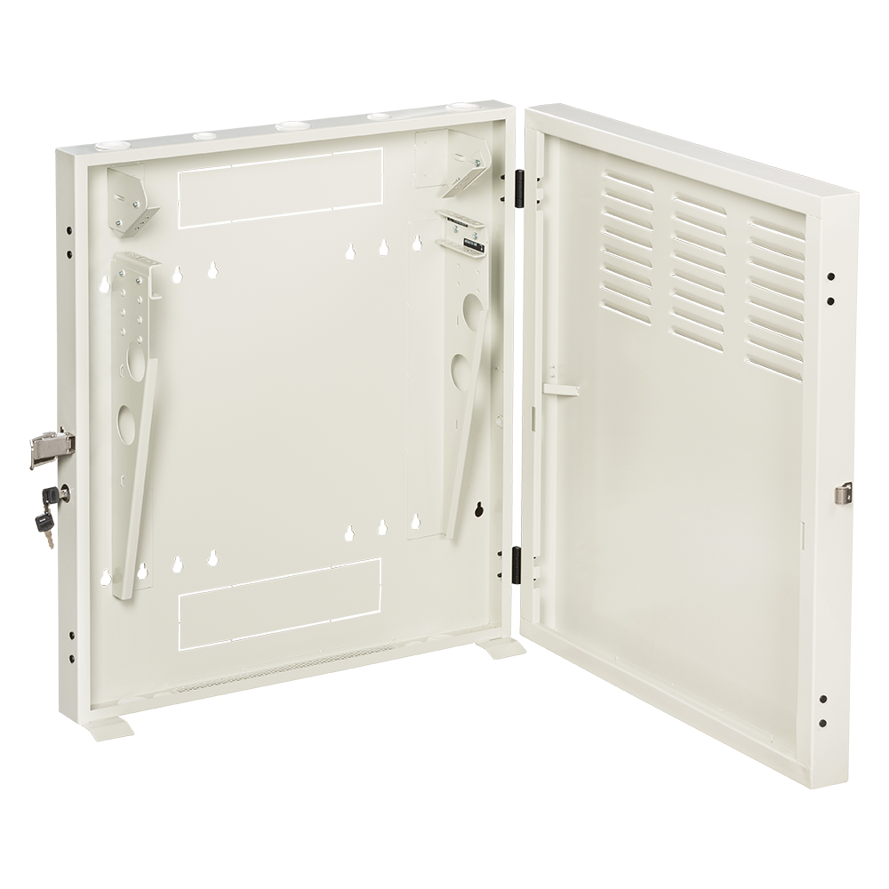 Шкаф настенный вертикальный, 2U 643x1083, серый__