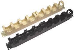 Органайзер для 110-го кросса 19" 1U, белый LAN-RS110-ORG-WH