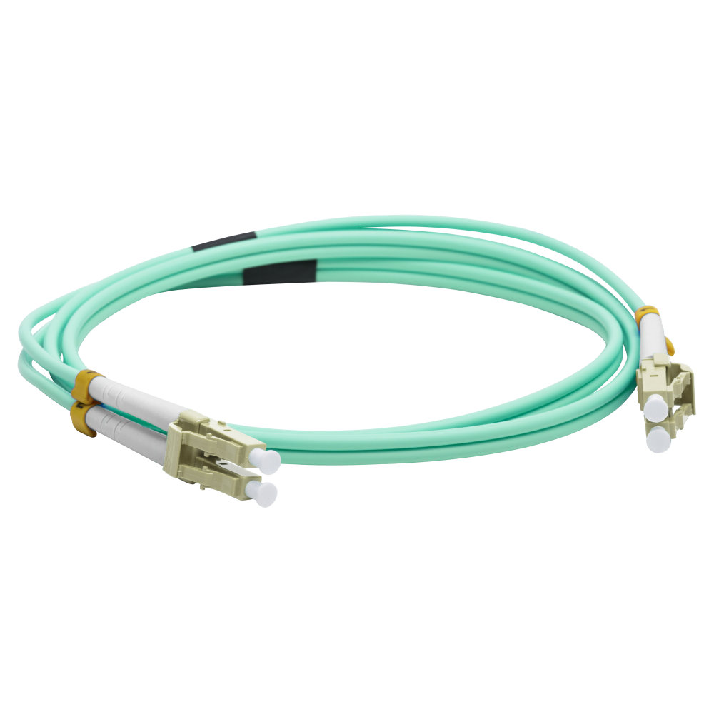 Патч-корд оптический LANMASTER, дуплексный, LC/PC-LC/PC, OM4, LSZH, 10 м__