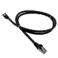 Патч-корд RJ45 - RJ45, 4 пары, FTP, категория 6, 7 м, черный, LSZH, LANMASTER