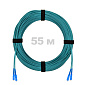 Патч-корд оптический SC/UPC-SC/UPC MM (OM3) 3mm duplex LSZH,  55 м.