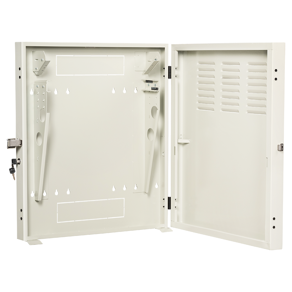 Шкаф настенный вертикальный, 2U 643x1083, серый__