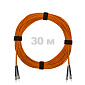Патч-корд оптический армированный бронированный ST/PC-ST/PC MM (OM2) Duplex 3.0mm LSZH, 30 м.