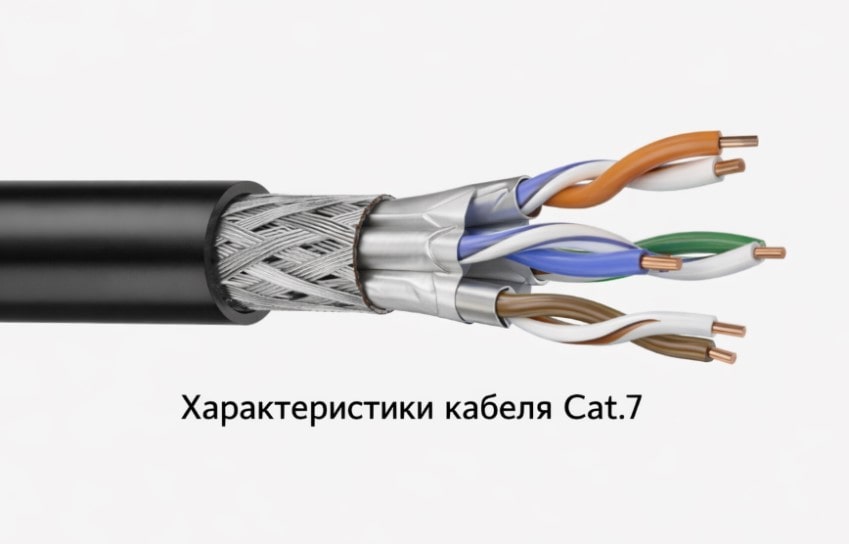Витая пара Cat.7 - особенности и характеристики