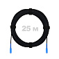 Патч-корд оптический FTTH с выносным силовым элементом, диэлектрик FRP, G.657 LSZH 2SC/UPC, черный 25 м