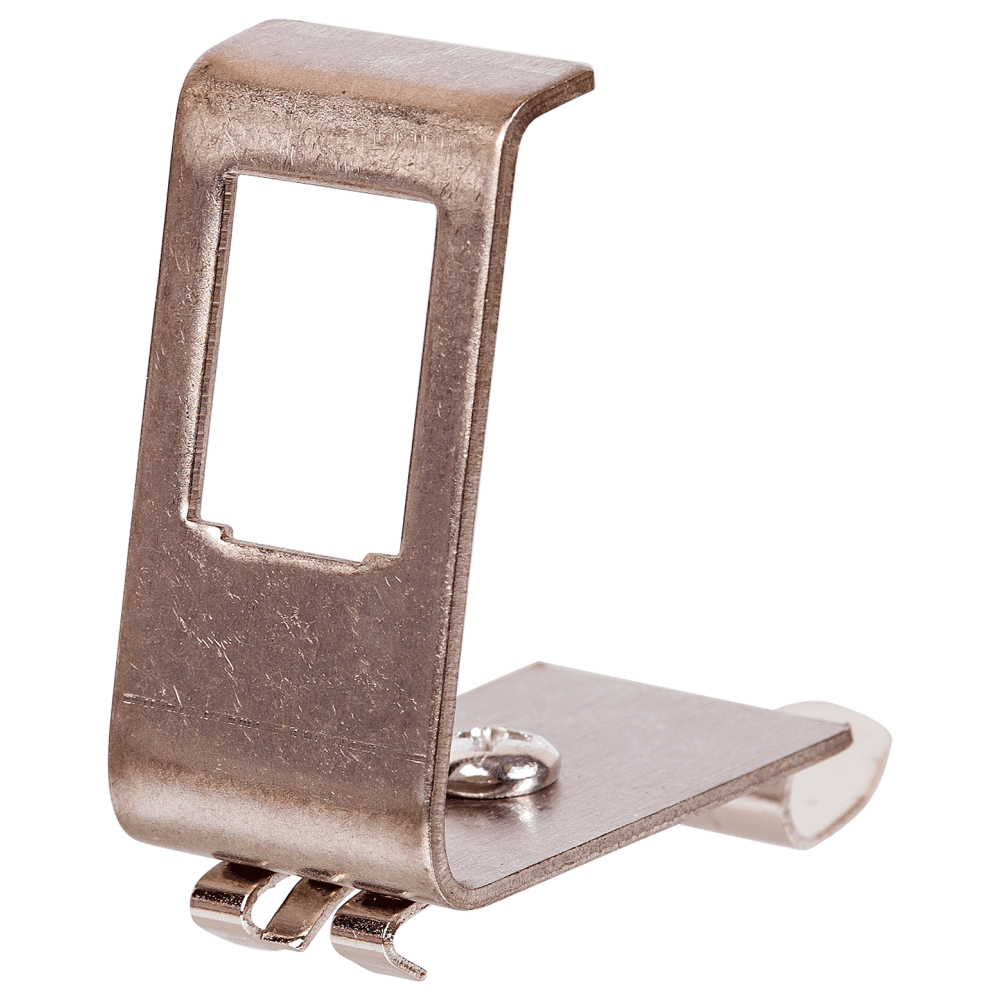 Рамка на DIN-рейку для установки модуля типа Keystone, металлическая