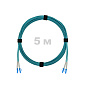 Патч-корд оптический LC/UPC-LC/UPC MM (OM3) 2mm duplex LSZH,  5 м.