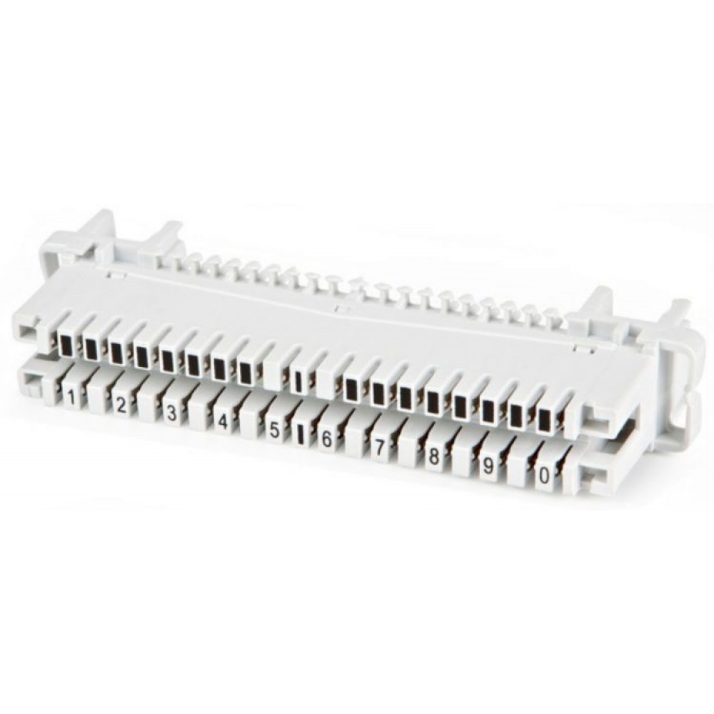 Плинт размыкаемый LSA Profil, Eco, 10 пар, маркировка от 0 до 9__