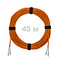 Патч-корд оптический LC/UPC-LC/UPC MM (OM2) 3mm duplex LSZH,  45 м.