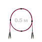 Патч-корд оптический FC/UPC-FC/UPC MM (OM4) 3mm duplex LSZH,  0.5 м.