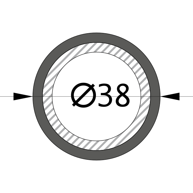 Металлорукав Р3-ПР-ЦХ-38 (25м/уп) 