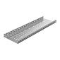 Универсальный лоток перфорированный 500х50х3000, толщ. 1,0 мм, Сендзимир цинк