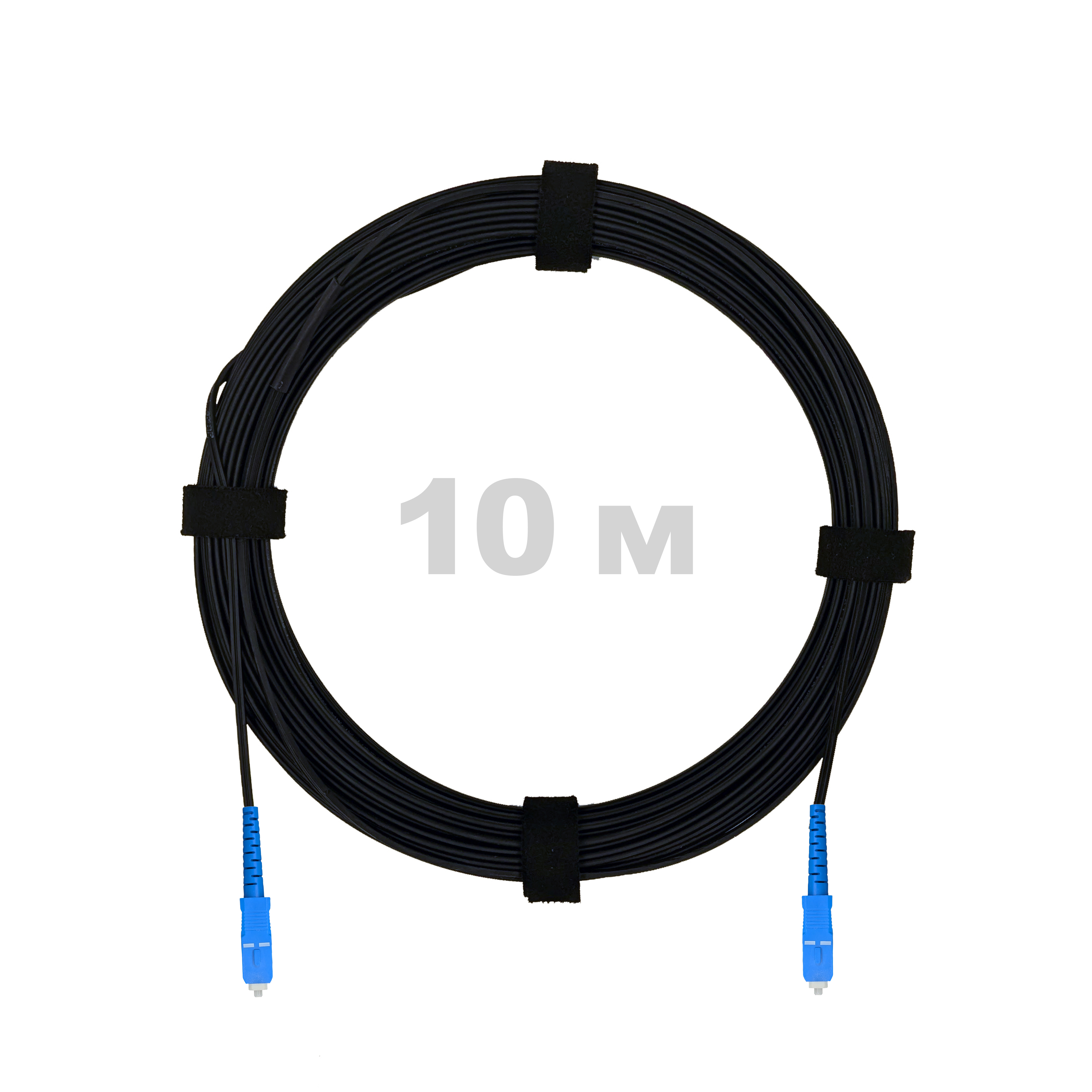 ПКО FTTH 2 проволоки с ВСЭ, проволока, 657 LSZH 2SC/UPC, черный 10 м