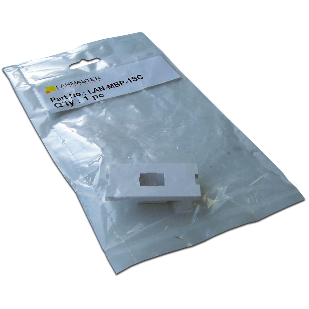 Вставка модульная под дуплексный адаптер SC в розетку LAN-MB, белая__