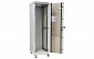 Шкаф телекоммуникационный напольный 19”,27U(600X1000), ШТ-НП-27U-600-1000-С, передняя дверь стекло ССД