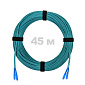 Патч-корд оптический армированный бронированный SC/UPC-SC/UPC MM (OM3) Duplex 2.0mm LSZH, 45 м.